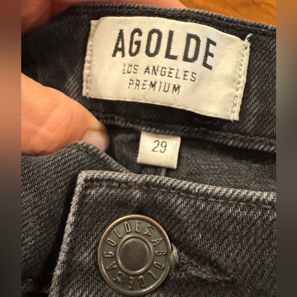Agolde made USA Nico Jeans 29 y2k western boho denim high rise academia E - Picture 3 of 8
